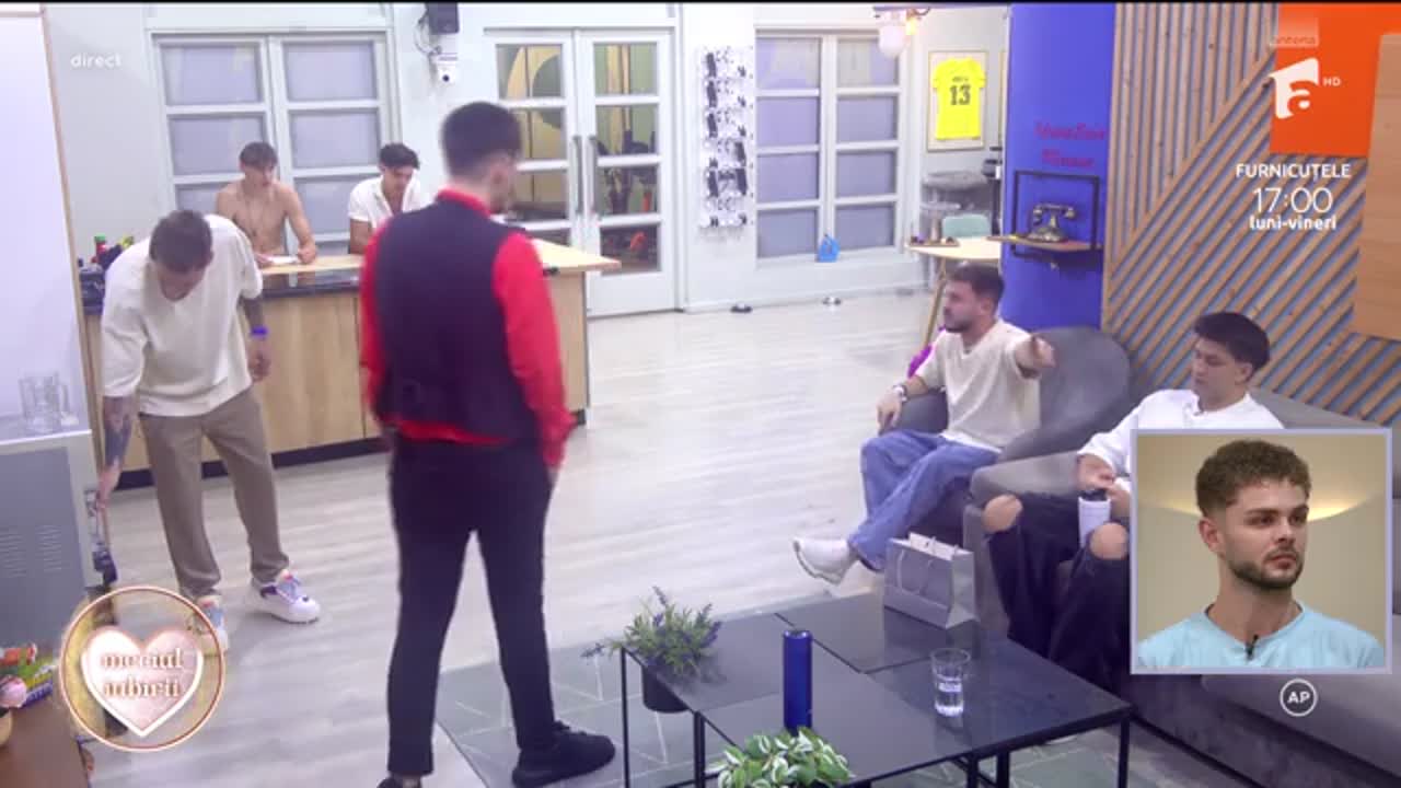 Mireasa sezonul 13. Ceartă &icirc;ntre Sebastian și Alan! Totul a pornit de la curățenie