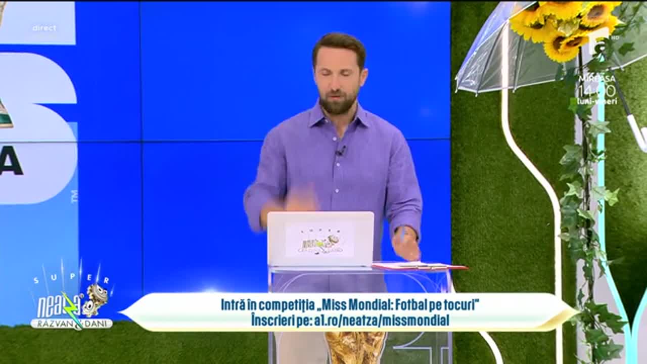 Super Neatza. Competiția "Miss Mondial: Fotbal pe tocuri": Andra Stoica, candidata zilei