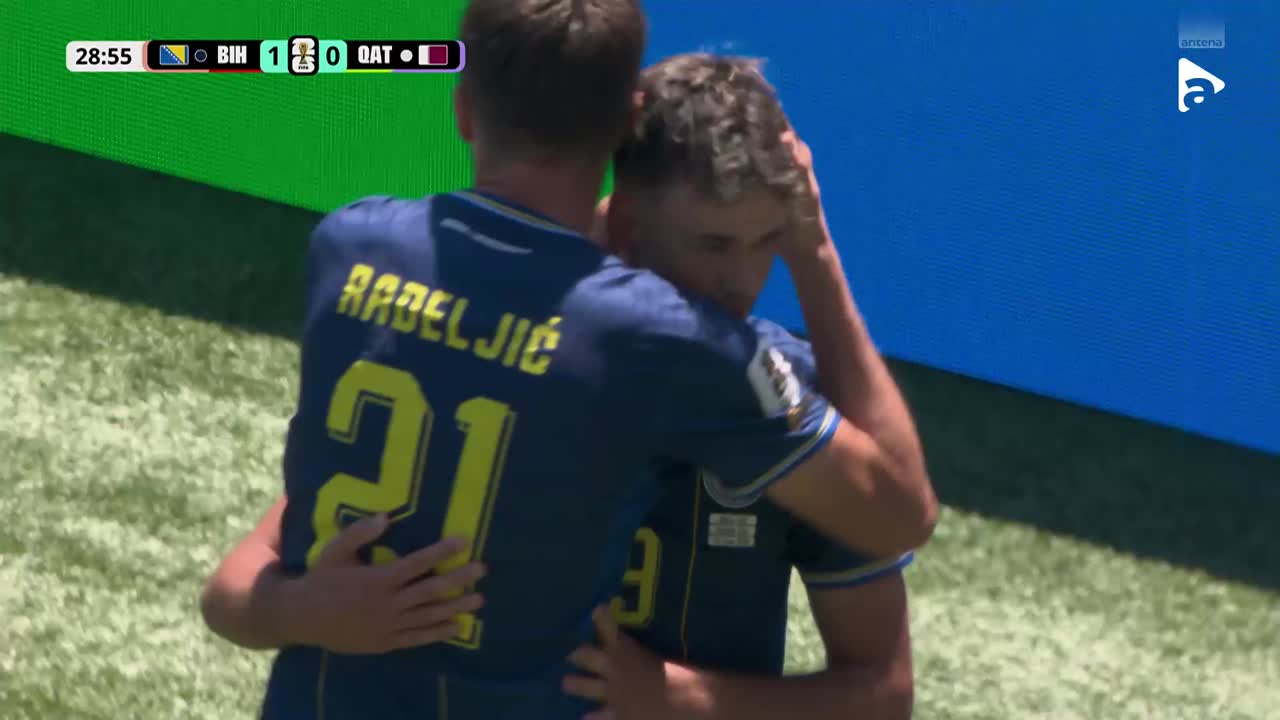 Gol Kerim Alajbegovic! Execuție fantastică a mijlocașului | Bosnia  - Qatar