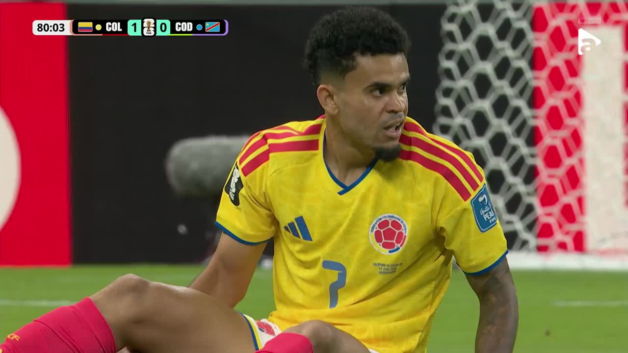 Al doilea gol anulat pentru Luis Diaz! Din nou offside pentru starul columbian | Columbia - RD Congo