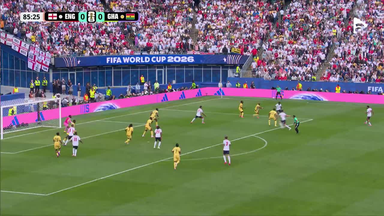 Bukayo Saka șutează, dar Benjamin Asare are o paradă superbă | Anglia - Ghana