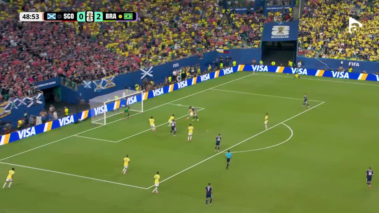 Alisson intervine decisiv la lovitura de cap a lui Scott McTominay | Scoția - Brazilia