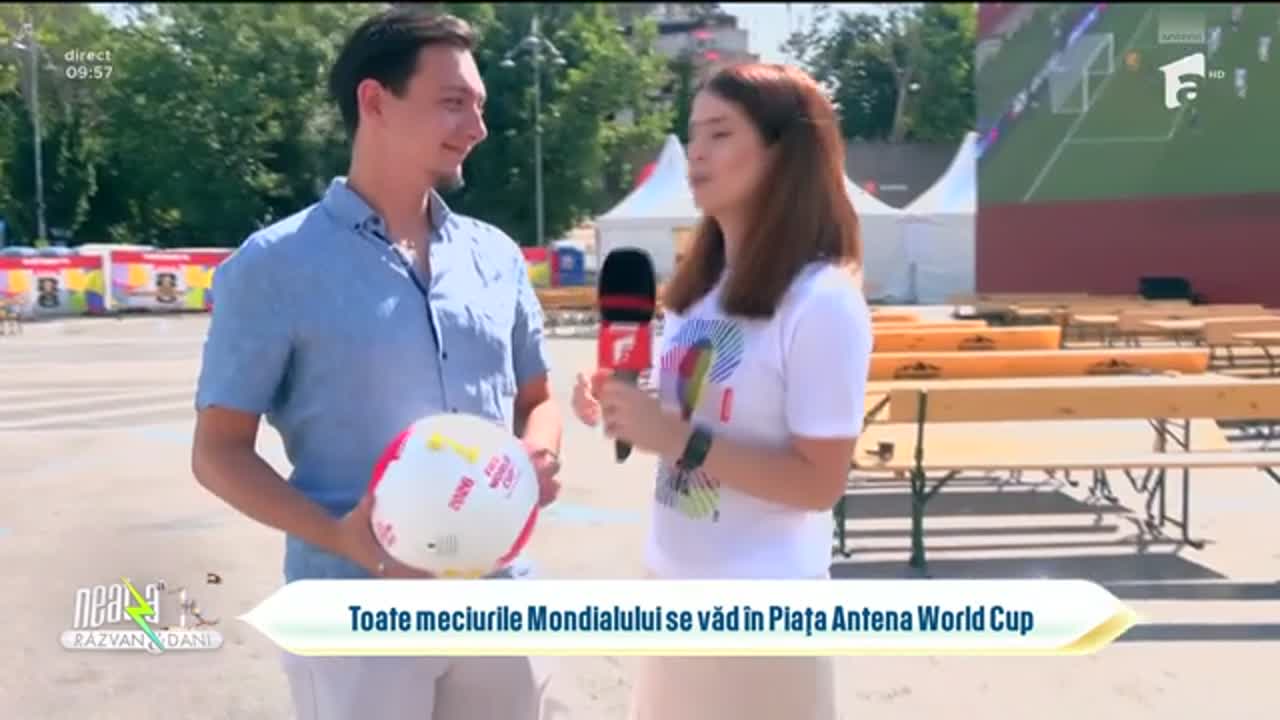 Super Neatza. Toate meciurile Mondialului se văd &icirc;n Piața Antena World Cup