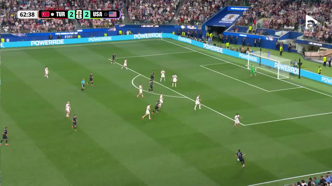 Un balon a ricoșat din Pulisic și a lovit bara | Turcia - SUA