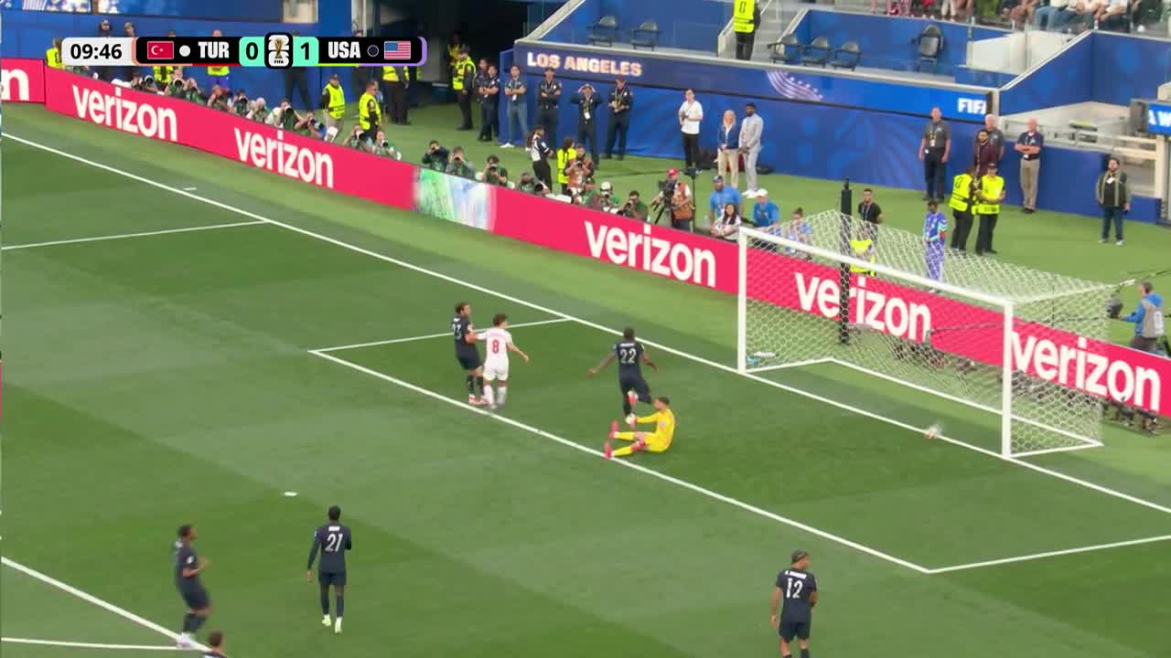 Arda Guler restabilește egalitatea (min. 10) | Turcia - SUA