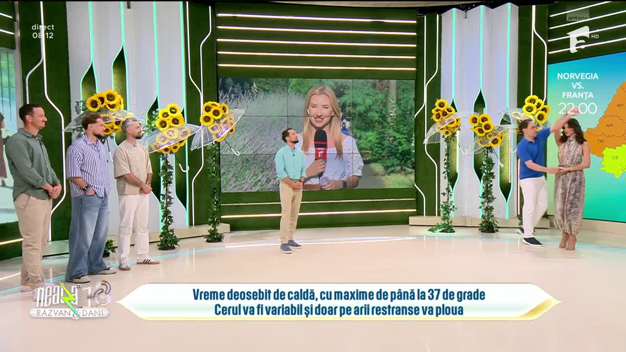 Super Neatza. Prognoza meteo cu Ramona Olaru: Maxime de p&acirc;nă la 37 de grade!