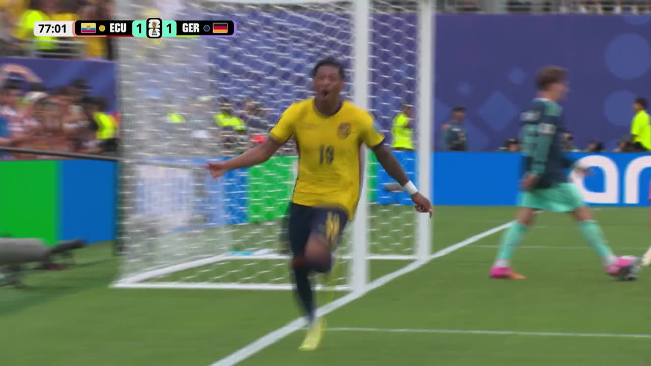 GOL Ecuador! Gonzalo Plata profită de eroarea lui Manuel Neuer și aduce calificarea mai aproape (min. 78) | Ecuador - Germania