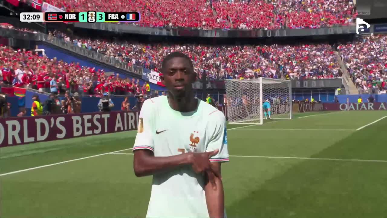 Hat-trick pentru Ousmane Dembele! Balonul de Aur domină complet partida | Norvegia - Franța