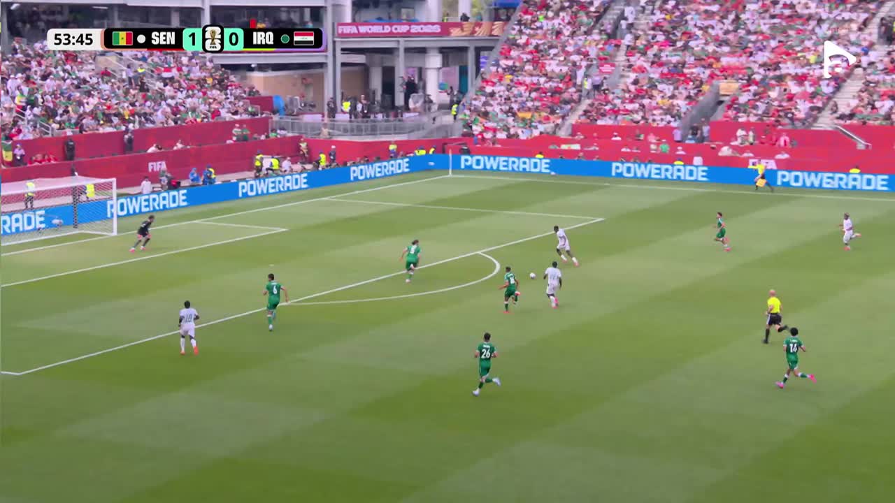 Ocazie Senegal! Ismaila Sarr șutează, dar portarul respinge | Senegal - Irak