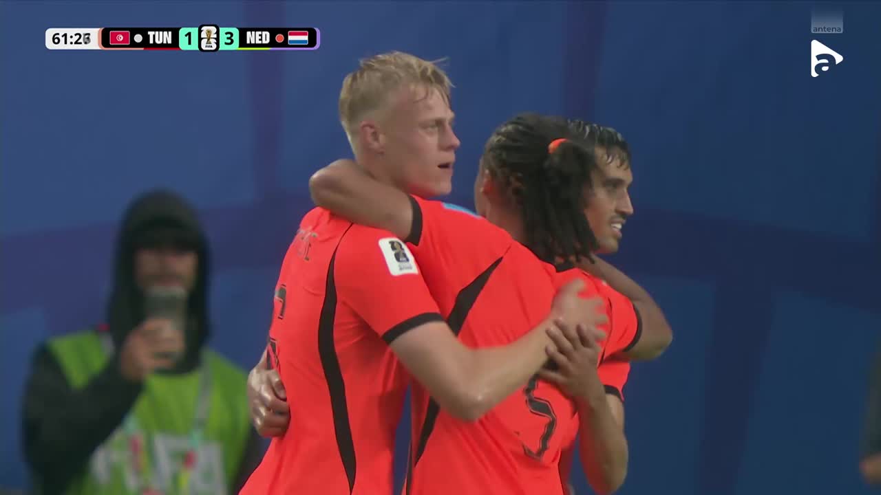 Van Hecke a înscris cu capul în urma unui corner | Tunisia - Olanda