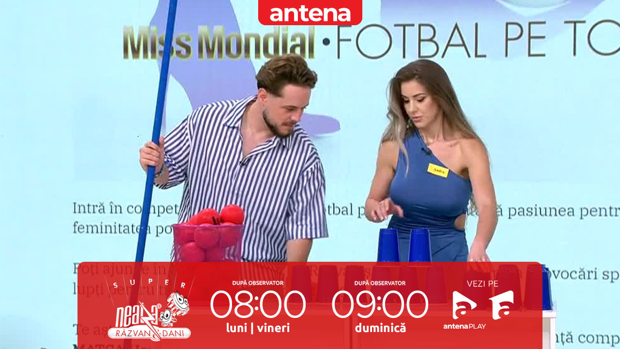 &bdquo;Miss Mondial: Fotbal pe tocuri&rdquo;. Oana și Andra, la provocarea Castelul din pahare