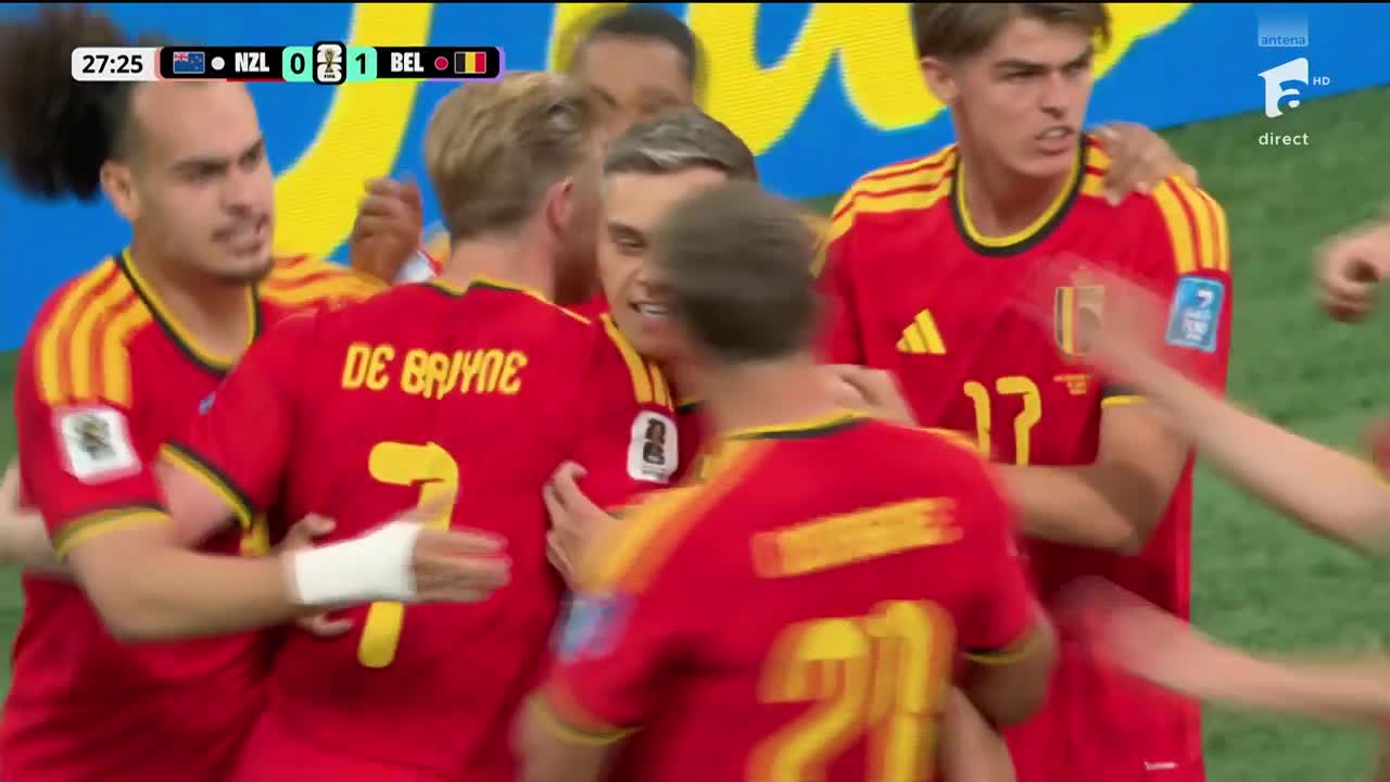 Leandro Trossard 0-1 | Noua Zeelandă - Belgia
