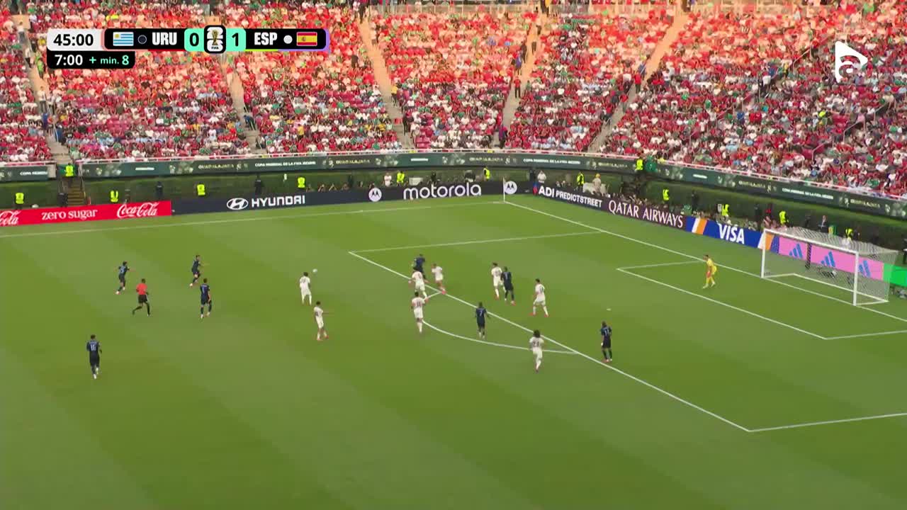 Fază periculoasă a Uruguayului! Laporte îl oprește pe Darwin Nunez, iar Unai Simón reține balonul | Uruguay - Spania