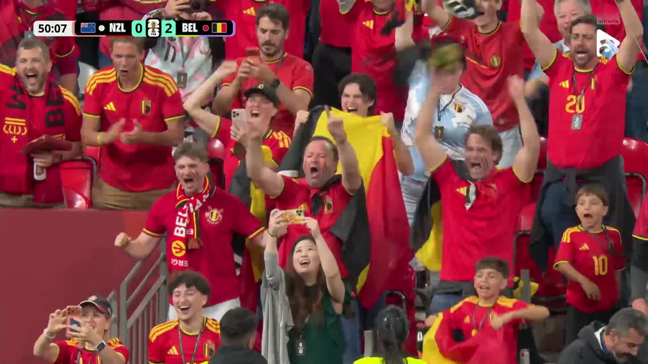Leandro Trossard reușește dubla cu o execuție superbă din voleu | Noua Zeelandă - Belgia