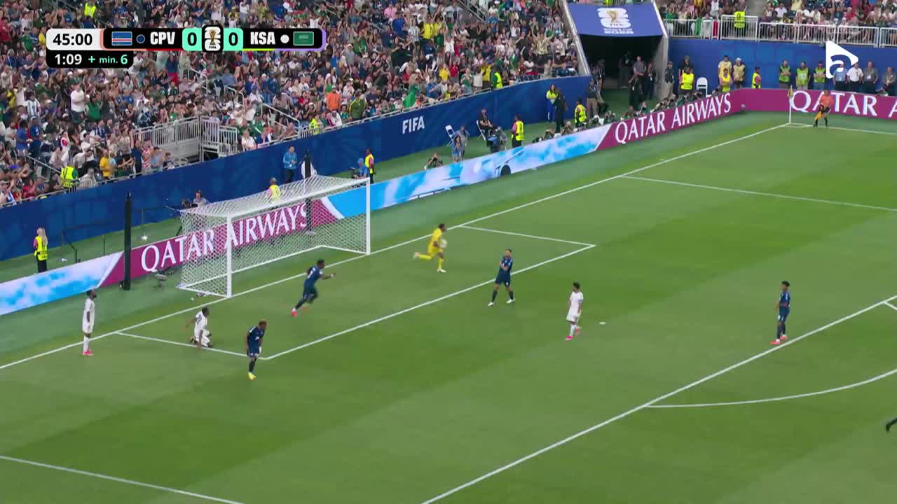 Ocazie Arabia Saudită! Mohammed Kanno reia cu capul, dar Vozinha intervine excelent | Capul Verde - Arabia Saudită