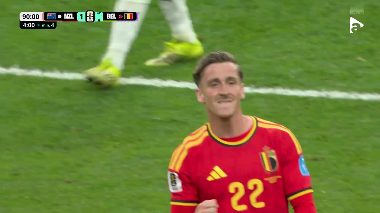 Alexis Saelemaekers înscrie cu un șut din marginea careului | Noua Zeelandă - Belgia