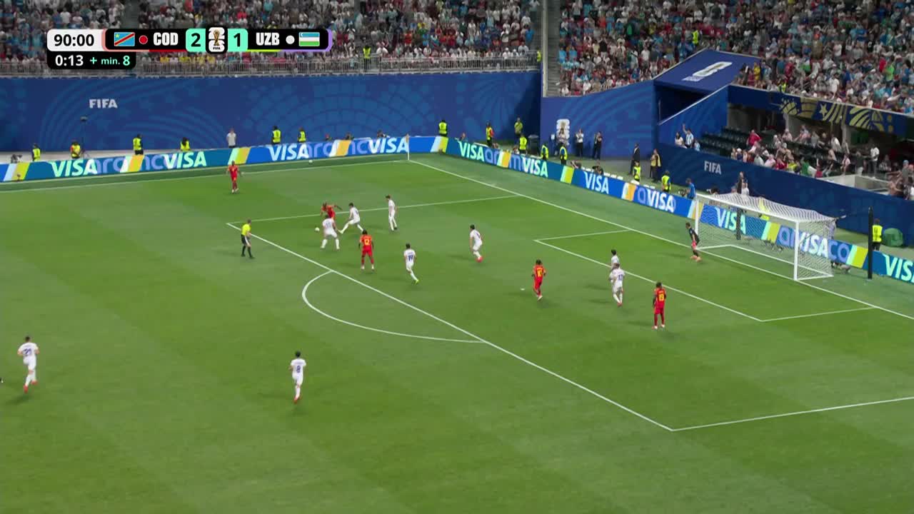 Yoane Wissa 3-1 | RD Congo - Uzbekistan