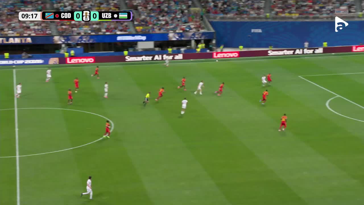 Eldor Shomurodov deschide scorul, după pasa lui Abbosbek Fayzullaev | RD Congo - Uzbekistan
