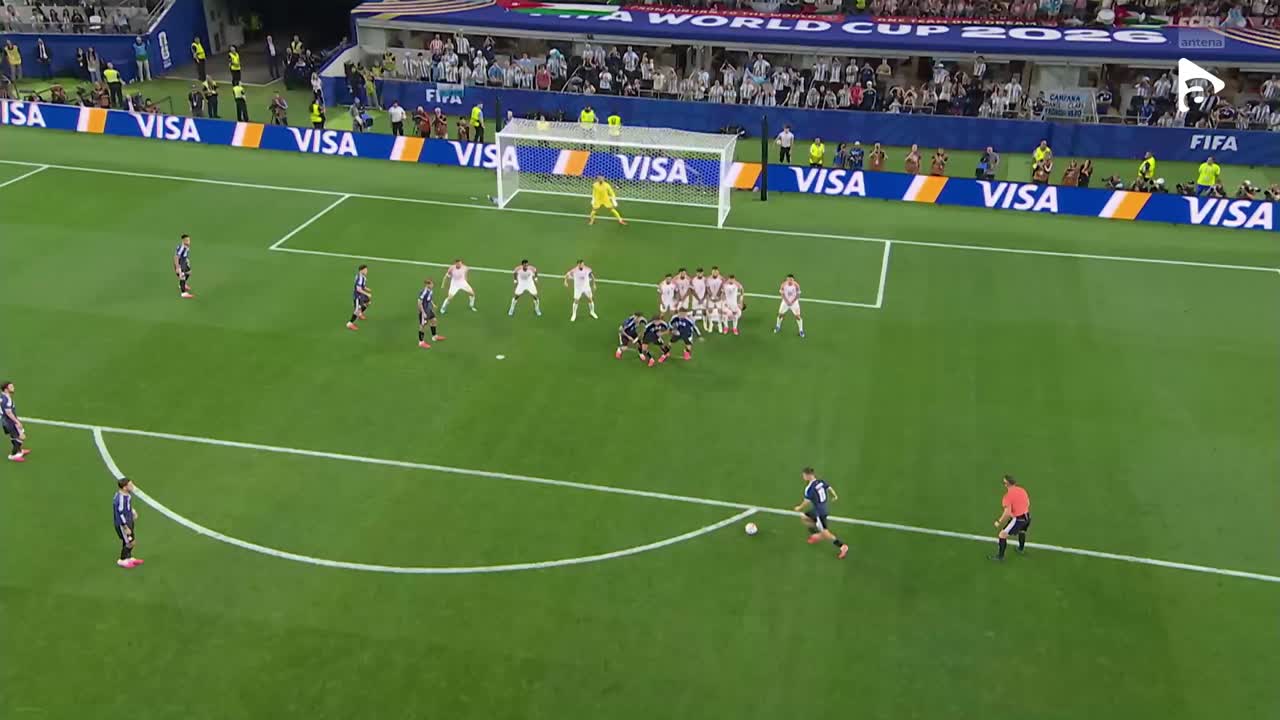 GOOOL Argentina! Giovani Lo Celso execută perfect o lovitură liberă de la marginea careului | Iordania - Argentina