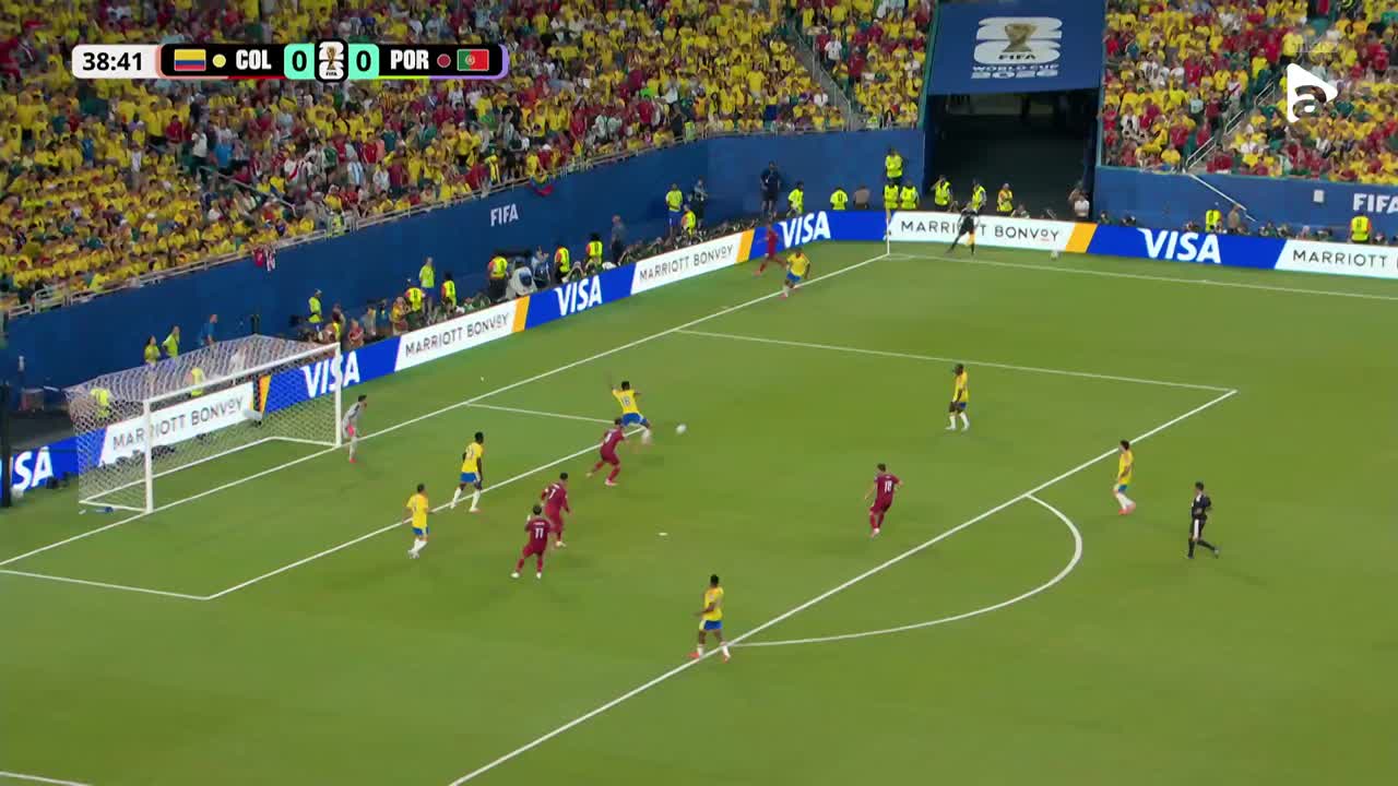 Vargas salvează Columbia! Bruno Fernandes trage puternic din careu | Columbia - Portugalia