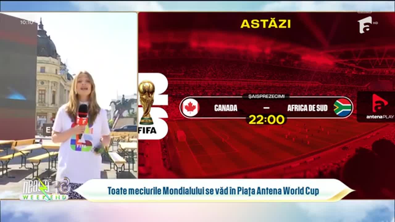 Super Neatza. Toate meciurile Mondialului se văd &icirc;n Piața Antena World Cup!