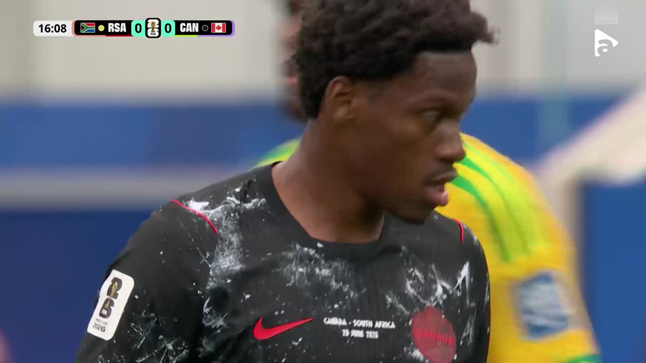 Ocazie Canada! Jonathan David șutează pe lângă poartă după un corner | Africa de Sud - Canada
