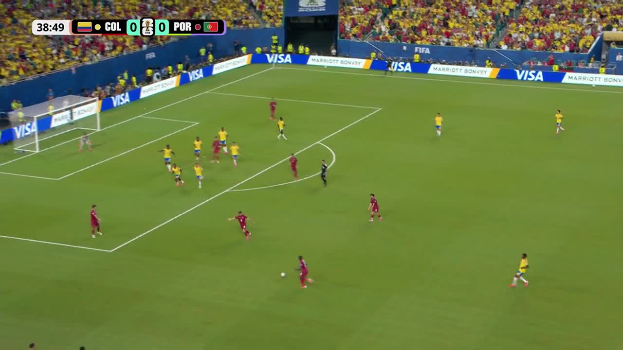 Vargas salvează Columbia! Bruno Fernandes trage puternic din careu | Columbia - Portugalia