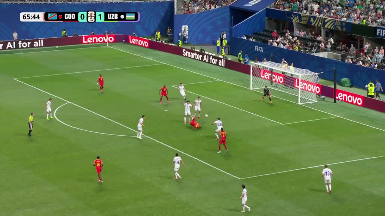 Yoane Wissa 1-1 | RD Congo - Uzbekistan