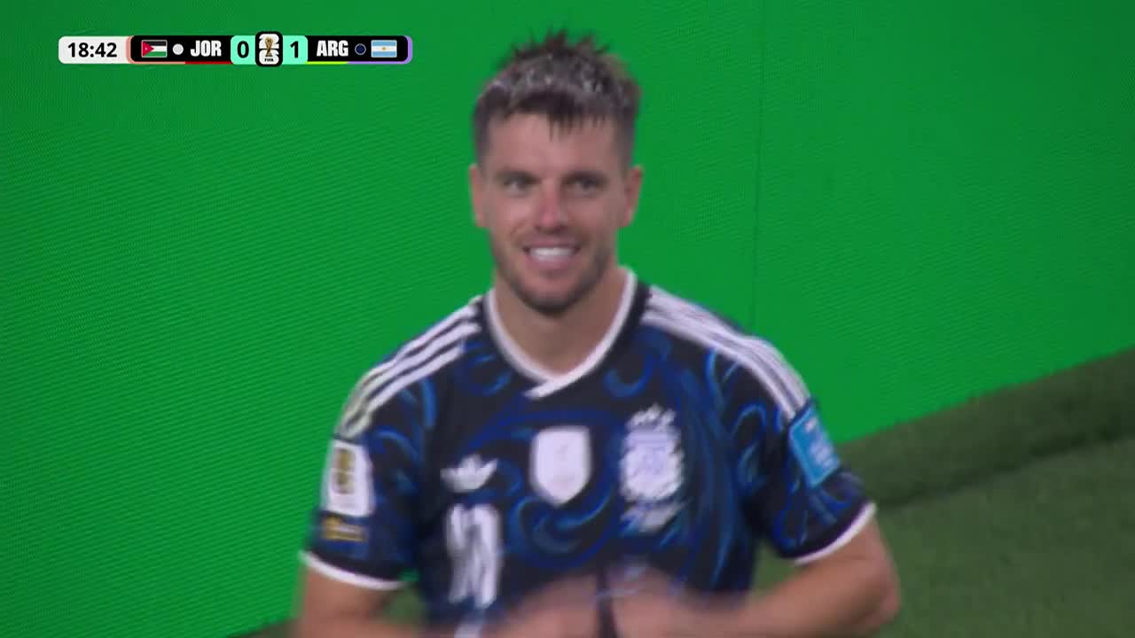 GOOOL Argentina! Giovani Lo Celso execută perfect o lovitură liberă de la marginea careului (min. 19) | Iordania - Argentina