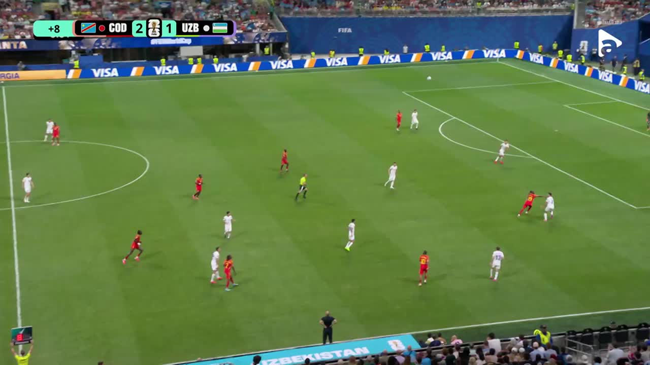 GOL RD Congo! Yoane Wissa reușește dubla și aduce liniștea în tabăra africanilor | RD Congo - Uzbekistan