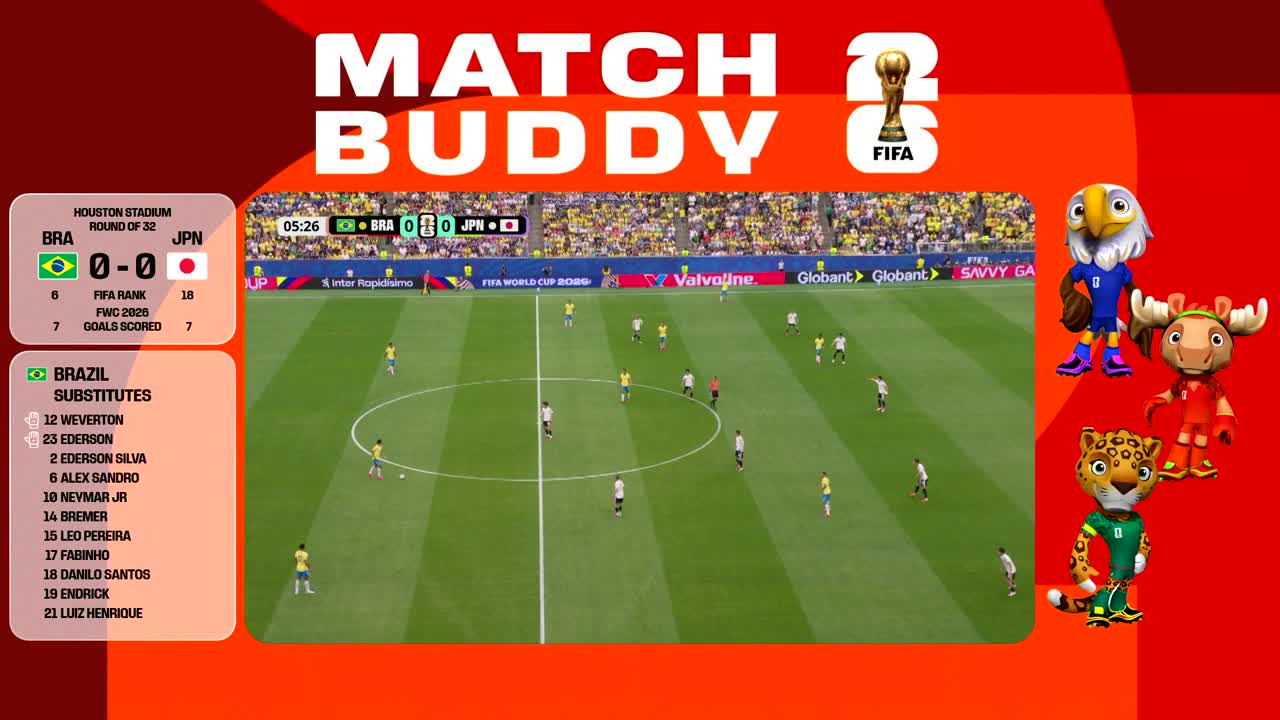 Brazilia - Japonia | Meci integral - Match Buddy