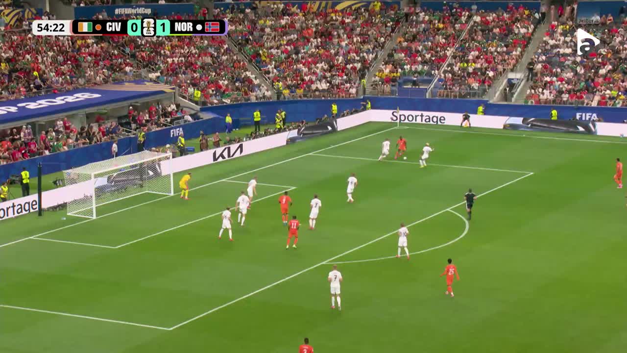 Nicolas Pepe trage puternic, dar Nyland salvează Norvegia | Coasta de Fildeș - Norvegia