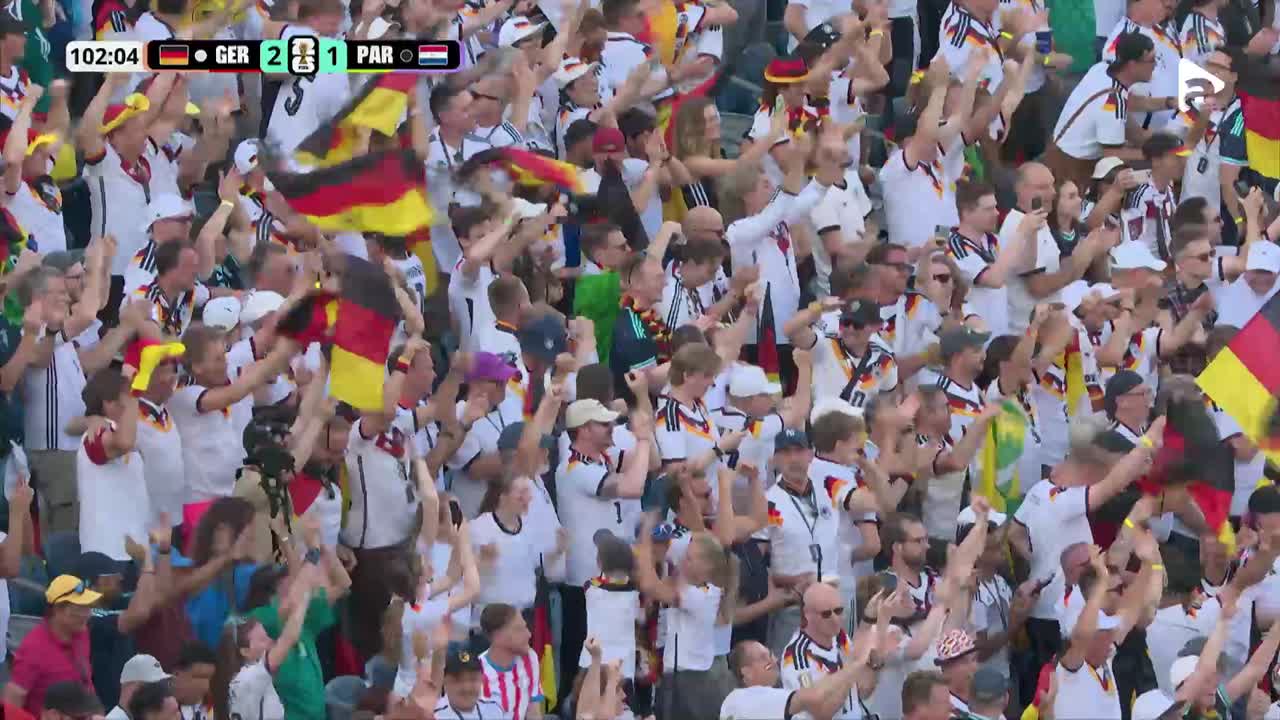 VAR anulează golul lui Tah în prelungiri | Germania - Paraguay