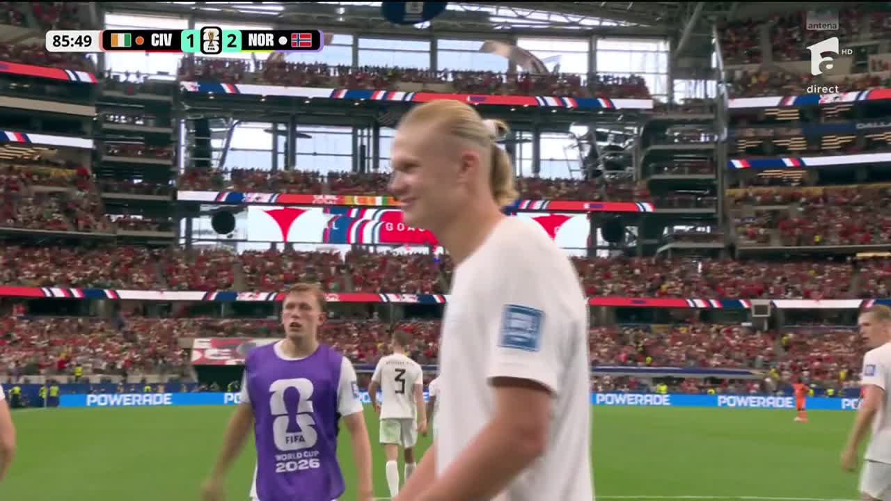 Erling Haaland 1-2 | Coasta de Fildeș - Norvegia
