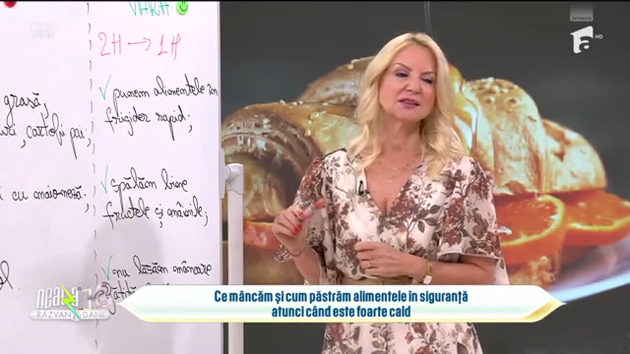 Super Neatza. Ce m&acirc;ncăm și cum păstrăm alimentele c&acirc;nd e caniculă