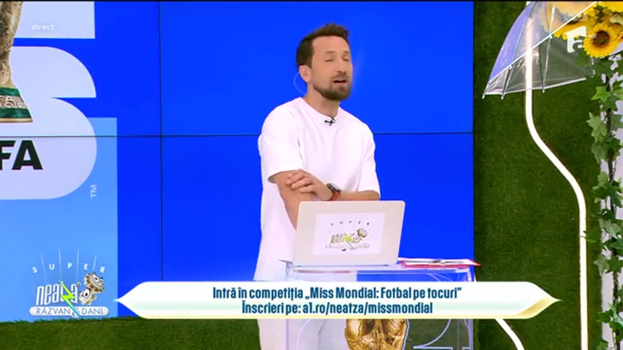 Super Neatza. Competiția "Miss Mondial: Fotbal pe tocuri". Ecaterine Mircsov, candidata zilei