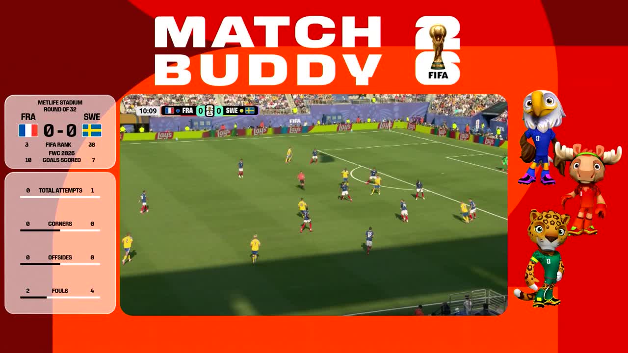Franța - Suedia | Meci integral - Match Buddy