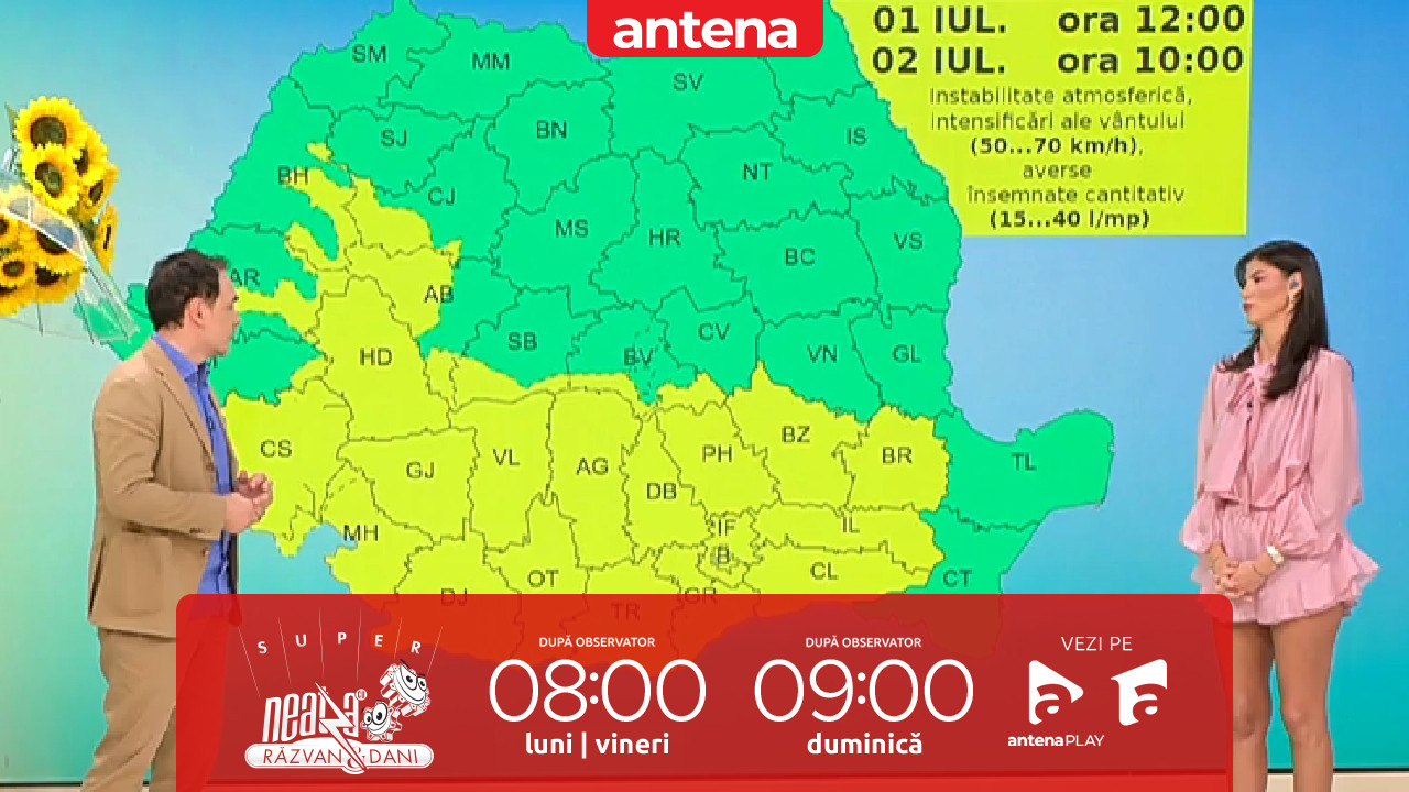 Super Neatza. Prognoza meteo cu Ramona Olaru: Val de căldură persistent!
