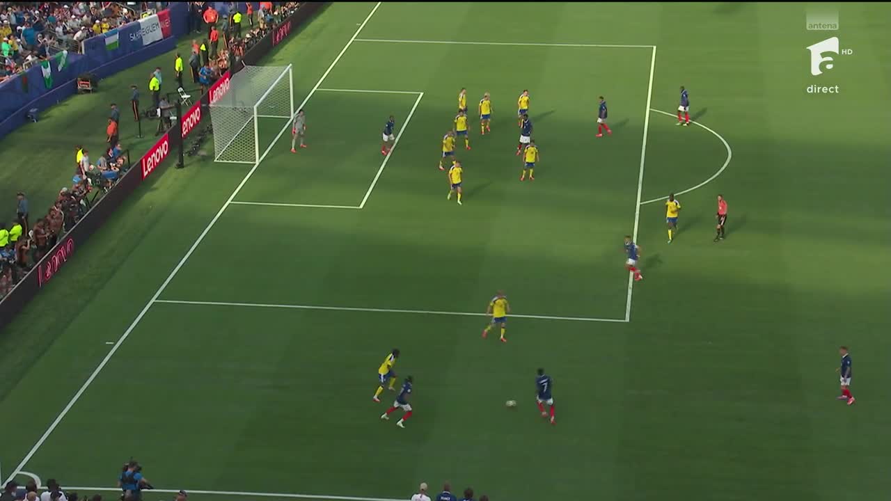 Kylian Mbappe 1-0 | Franța - Suedia