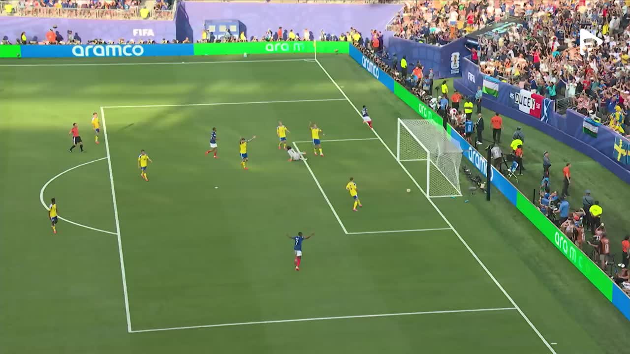 Kylian Mbappe realizează ”dubla” | Franța - Suedia
