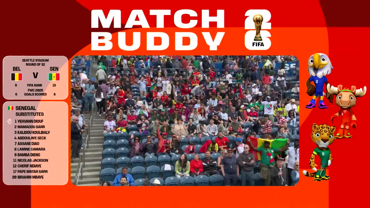Belgia - Senegal | Meci integral - Match Buddy