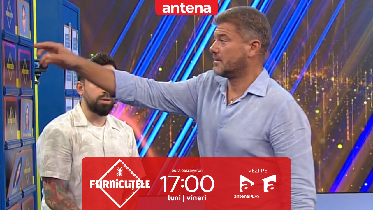 Furnicuțele 2026. Cristian Boureanu la Jocul Mușuroiului! Ce vedetă celebră ar scoate la o cafea?