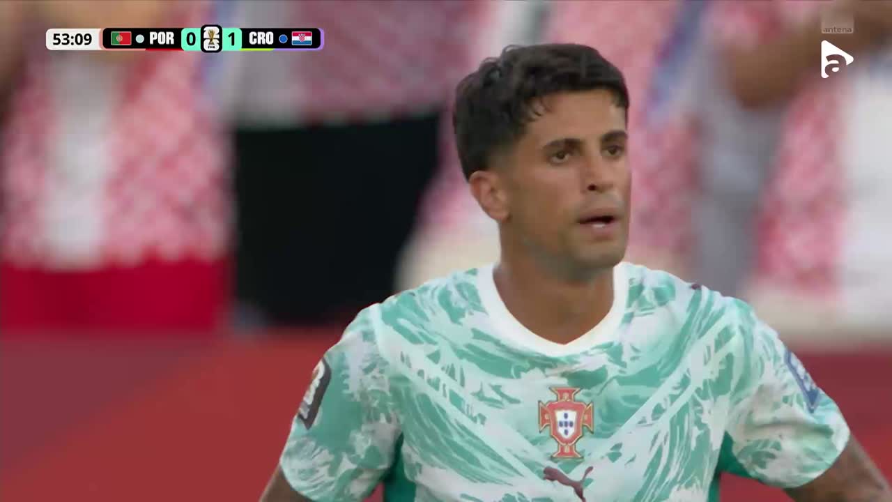 GOOOL Croația! Ivan Perišić deschide scorul cu un șut superb | Portugalia - Croația