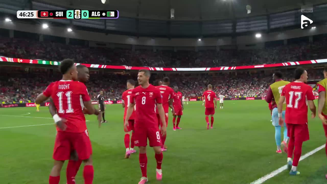 GOOOL Elveția! Dan Ndoye dublează avantajul | Elveția - Algeria