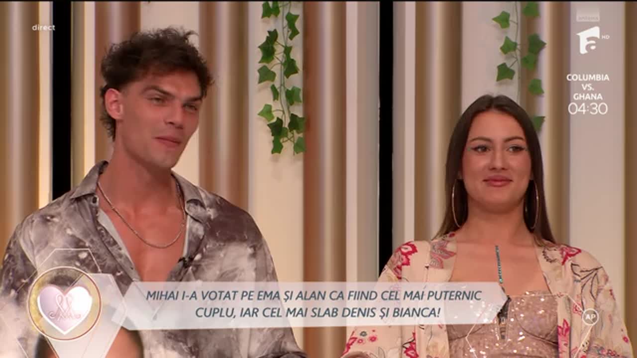 Mireasa, sezonul 13. Concurenții au votat cel mai puternic și cel mai slab cuplu