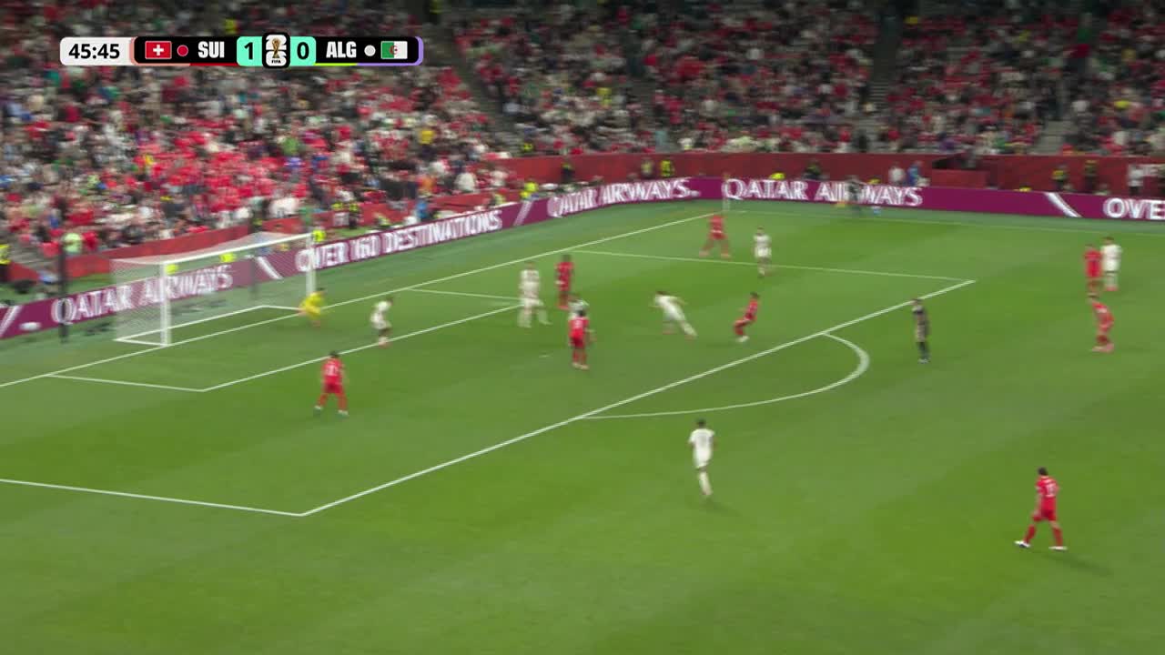 GOOOL Elveția! Dan Ndoye dublează avantajul (min. 46) | Elveția - Algeria