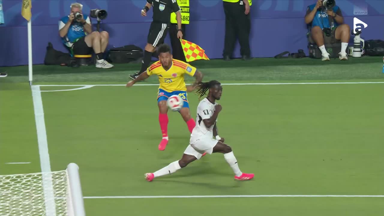 Jhon Arias deschide scorul pentru Columbia după assistul lui Luis Javier Suarez | Columbia - Ghana