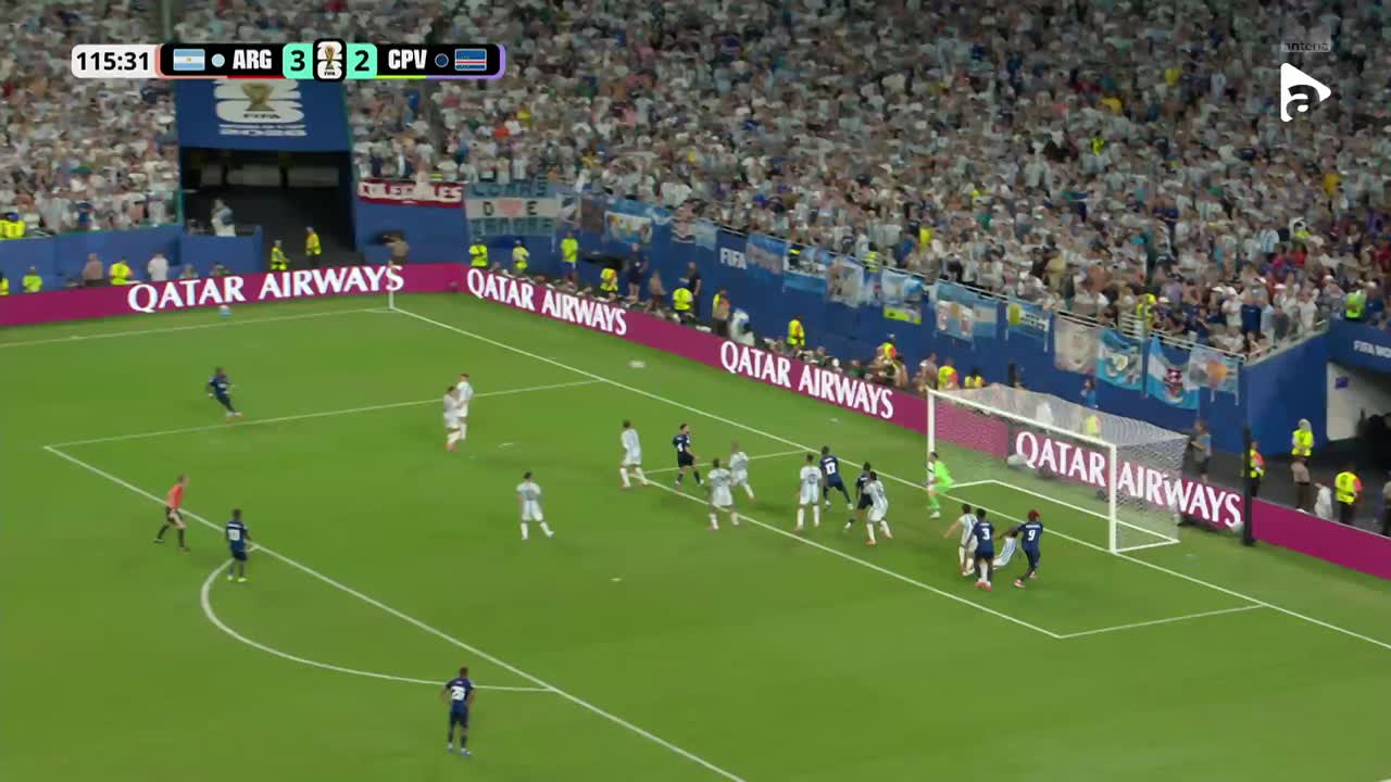 Paradă senzațională a lui Emiliano Martinez! Portarul Argentinei respinge lovitura liberă a lui Sidny Lopes Cabral | Argentina - Capul Verde
