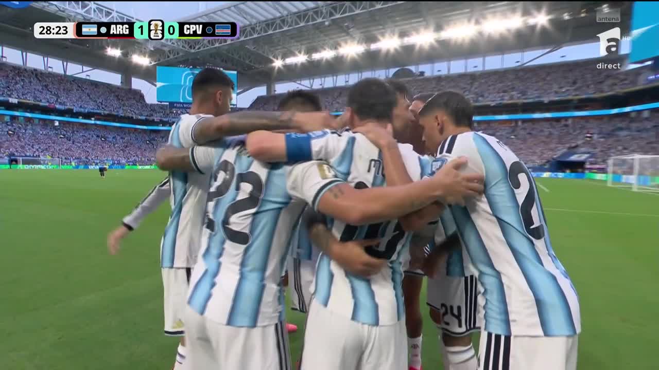 Lionel Messi 1-0 | Argentina - Capul Verde