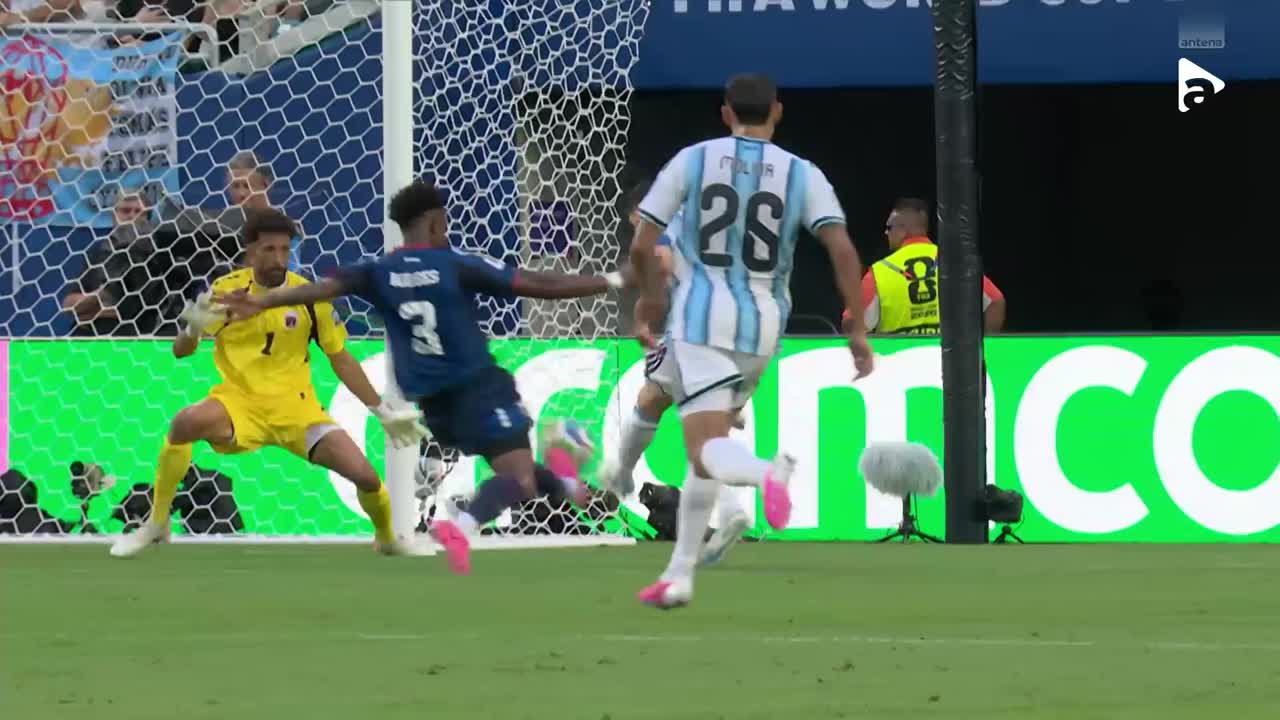 Lionel Messi deschide scorul! Superstarul Argentinei înscrie din apropierea porții | Argentina - Capul Verde